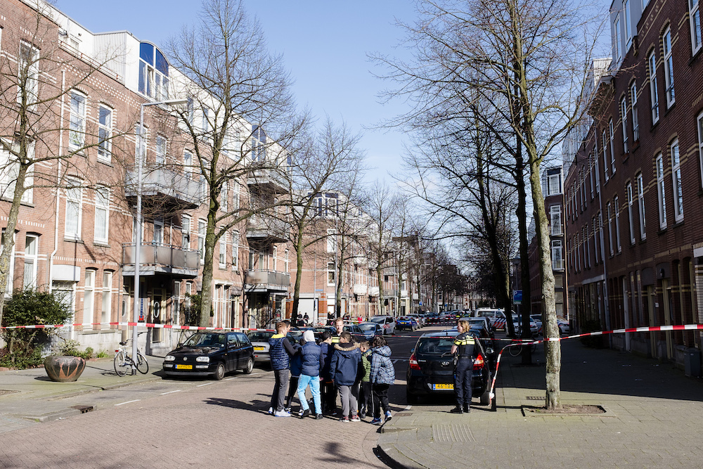 The street where the arrest took place. Photo: Peter de Krom / Hollandse Hoogte