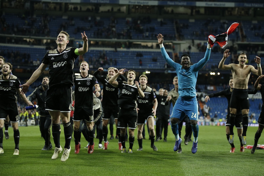 Ajax beat Real Madrid in sensational 