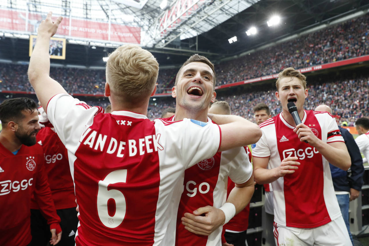 Ajax all but guaranteed Eredivisie title as PSV's lights go out in