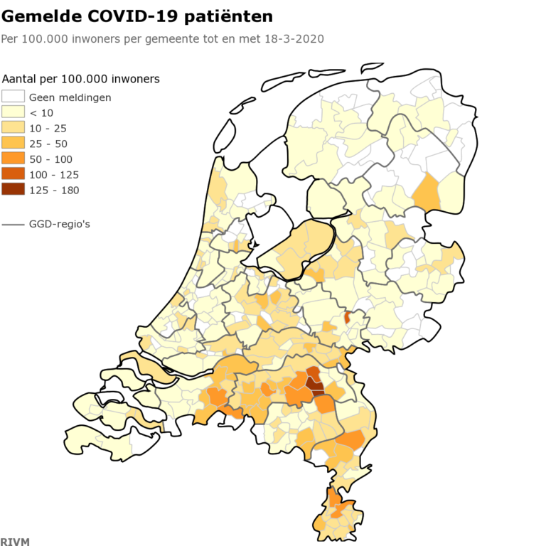 Dutch coronavirus death toll hits 58, the south still dominates ...