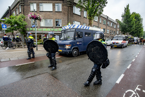 Hundreds demonstrate against Covid-19 measures in Amsterdam - DutchNews.nl