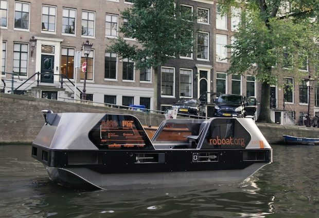 Back to the future: self-driving boats to ease Amsterdam congestion