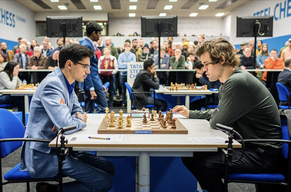 Magnus Carlsen and Anish Giri Lead Masters Tournament in Wijk aan Zee
