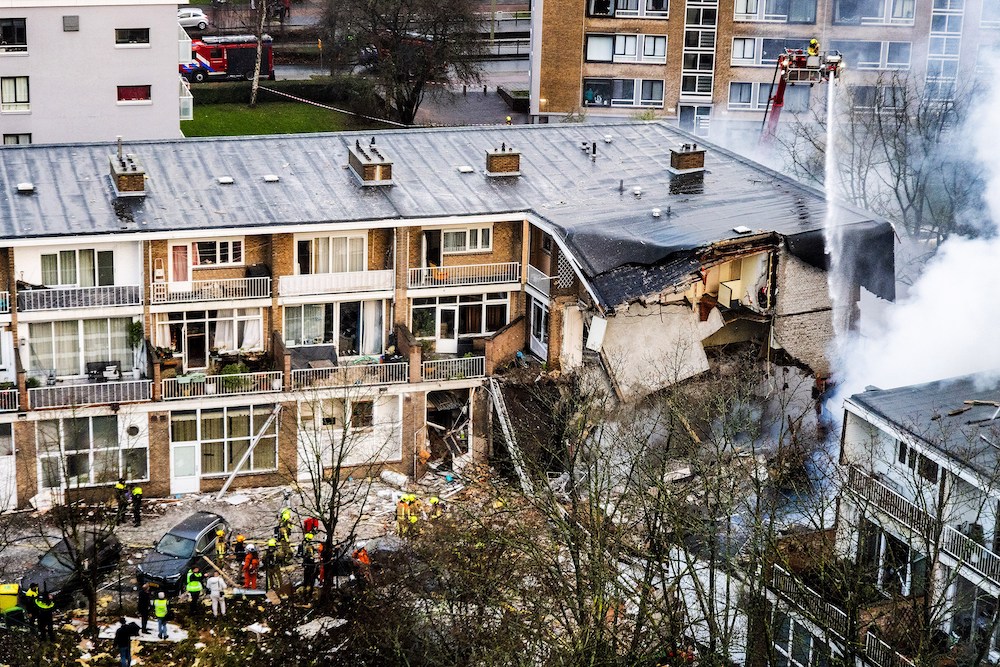 The Hague explosion destroyed 5 flats, 4 hospitalised so far