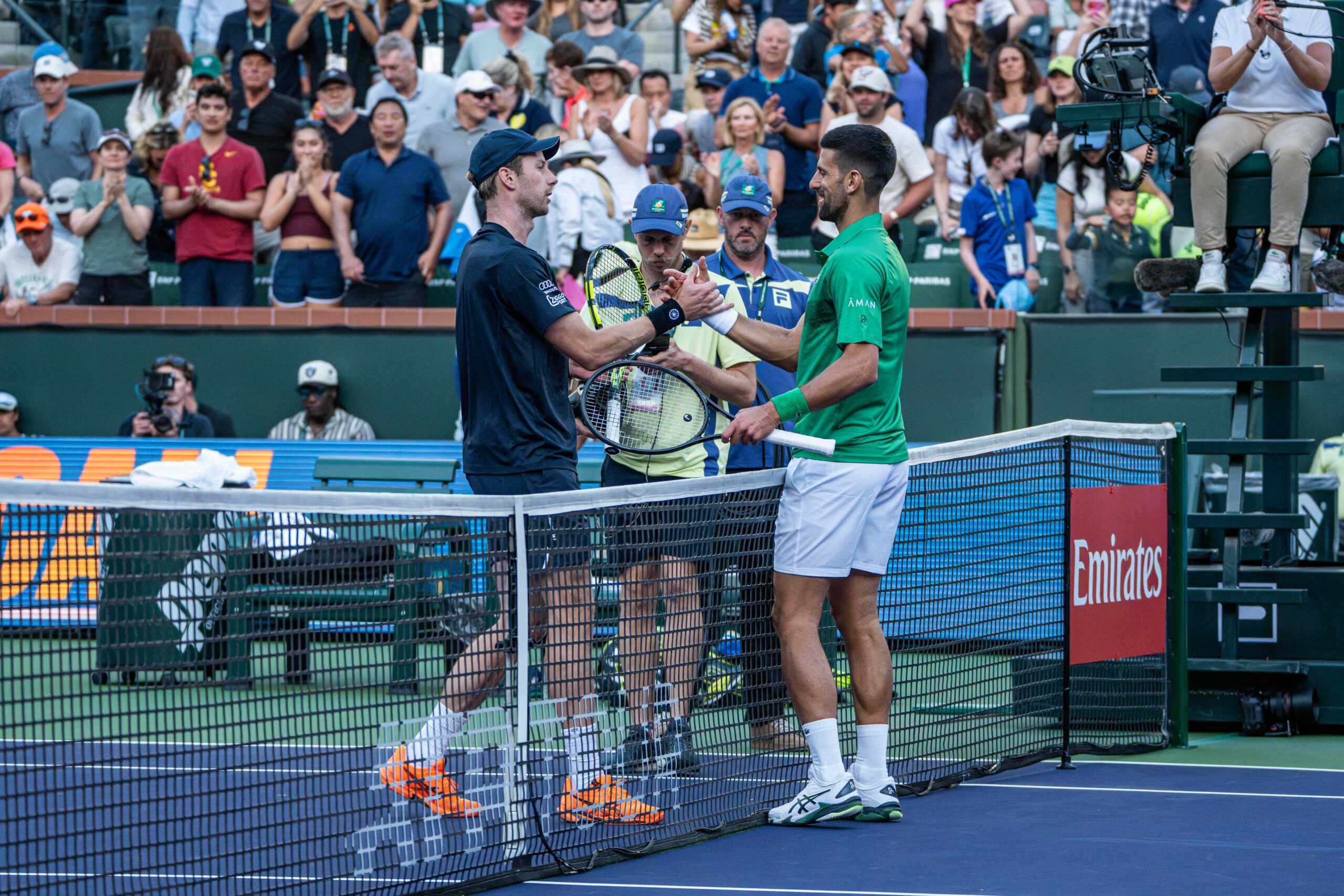 Van de Zandschulp faces Cerundolo after knocking out Djokovic